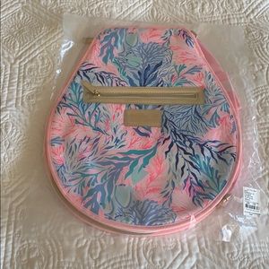 Lily Pulitzer tennis racket cover and carrier